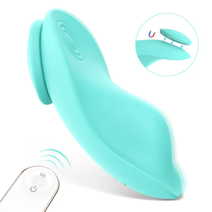 S Hande Leaf Rct Remote Controlled Discreet Magnetic Clip For Panty Lay On Vibrator Sex Toys For 0524