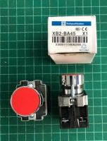 ekapab inter Red push button switch 1NO.+1NC.ø22mm.XB2-BA45 สวิทช์ปุ่มกดสีแดง1ปกติเปิด+1ปกติปิด 600V./10A.  /1ชิ้น