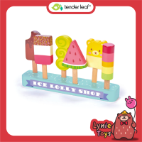 Tender Leaf Toys ของเล่นไม้ ชุดทำอาหาร ของเล่นบทบาทสมมติ ร้านไอศกรีมแท่ง Ice Lolly Shop