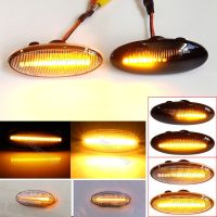 卐❣ 2Pieces For Nissan Qashqai Dualis Juke Micra March Micra Note X-Trail Amber Dynamic Blinker LED Side Marker Turn Signal Lights