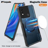 Tanpaile เคสแม่เหล็กบางเป็นพิเศษสำหรับ Infinix Tecno Spark 8 GO 2022 7 PRO 7 P 6กันกระแทกชาร์จไร้สาย Magsafe เคสโทรศัพท์แบบใสกันกระแทก