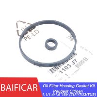 brand new Baificar Brand Engine Oil Filter Housing Gasket Seal Kit 1103J7 1103K6 For Peugeot Citroen 1.1/1.4/1.6 16V (TU1/TU3/TU5)