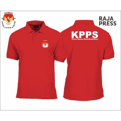 Short KPPS POLO Shirt, Many Color Variants, You Can Custom Add Village/District Names