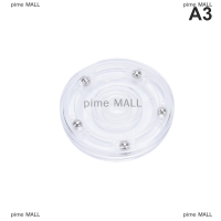 pime MALL แท่นโชว์แบบหมุนได้ทำจากอะคริลิคขนาด3นิ้วสำหรับวางเครื่องประดับ