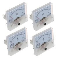 4X 85C1 DC 0-50A Rectangle Analog Panel Ammeter Gauge