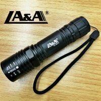 คุ้มสุด ๆ ไฟฉาย Rechargeable Flashlight LA&amp;A-T6-8015 ราคาคุ้มค่าที่สุด ไฟฉาย แรง สูง ไฟฉาย คาด หัว ไฟฉาย led ไฟฉาย แบบ ชาร์จ ได้