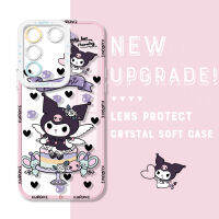 เคสโทรศัพท์มือถือเคสโทรศัพท์รูปการ์ตูนกันกระแทกของแท้5G V27 Pro 5G สำหรับคลุมทั้งหมดปลอกอ่อน V27E Vivo เคสมือถือใสเพื่อปกป้องกล้อง