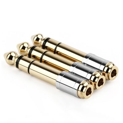 【CW】☍  3pcs 6.35mm To 3.5mm Converters 1/4  Male 1/8  Female 6.35 to 3.5 Jack Headphone Audio Microphone Stereo Plug