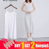 Womens clothing camisole dress summer loose tops size vest mid-length versatile dress inside and outside slim bottoming dresses