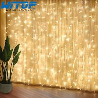 3x1/3x2/3x3M LED Icicle String Lights Christmas Fairy Lights Garland Outdoor Home For Wedding/Party/Curtain/Garden Decoration