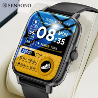 SENBONO 2022 Men Women Smart watch Fitness Tracker NFC Watch Bluetooth Call Sports Smartwatch Women Men for Android IOS Xiaomi