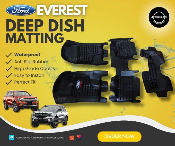 Ford Everest 2023 Diamond Deep Dish Matting Premium matt Car