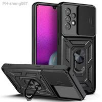 For Samsung Galaxy A33 5G Case Camouflage Magnetic Car Holder Ring Shockproof Armor For Samsung A51 A71 A52 A72 A32 A73 A23 A53