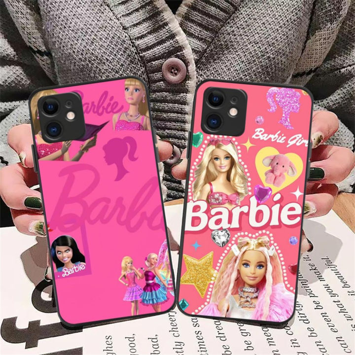 เคสสำหรับ-realme-9-pro-plus-c20-c15-9i-c11-2021-c20a-c21-c21y-c25y-c30-c30s-c31-c33เคสมือถือซิลิโคน-tpu-กันกระแทกผู้หญิงตุ๊กตาบาร์บี้สีชมพูเจ้าหญิงป้องกันการตกนุ่มน่ารักแฟชั่น