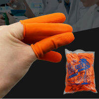 100PCS Non-SLIP ยาง Finger Cots Anti-Static Fingertips Protector ถุงมือสำหรับนับหมายเหตุ/หยิบเกษตรฯลฯ-vkfy546