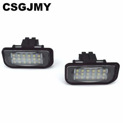 【CW】Canbus LED License Number Plate Light Assembly For Mercedes Benz C-class W203 4Door 2001-2007 R230 W209 C209 A209 SL CLK Class