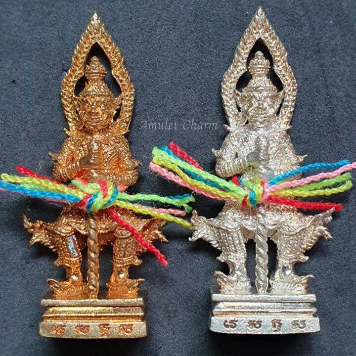 amulet-charm-รับประกันแท้-ท้าวเวสสุวรรณพรหมรังสี-รุ่นแรก-หลวงปู่นิ่ม-วัดพุทธมงคล-2561