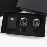 【DT】  hotCreative Lion Car Perfume Freshener Gift Box Vent Perfume Scent Cool Fashion Diffuser Car Decoration Good Smell Fragrance