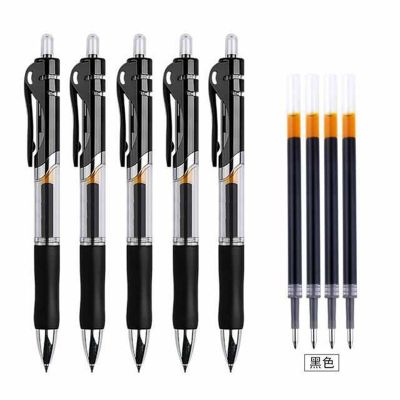 Gel Pens  Refills Set Stationery Writing Pen Black/red/blue 0.5 Mm Blue Ballpoint Pen Office School Supplies Pens