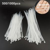 1000/500pcs Self-locking plastic nylon zip tie 3*100 3*150 3x200mm 5x150 4*200 fastening ring Hardware Cable Loop Wire Wrap U26