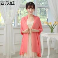 【✲High Quality✲】 SKLL 14สีราคาถูกเสื้อคลุมแต่งงาน Wraps Bolero หมวกแก๊ปชีฟองผู้หญิง Shrug ผ้าพันคอแฟชั่นสำหรับชุดราตรีบน