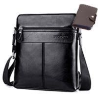 Haopoz ของแท้ Barnes &amp; Noble Kangaroo Men S Messenger กระเป๋าไหล่กระเป๋าผู้ชายกระเป๋าผู้ชายกระเป๋าเป้สะพายหลังกระเป๋าเป้สะพายหลังแนวตั้งแขวนกระเป๋าหนังกระเป๋าเอกสารผู้ชาย