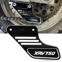 มอเตอร์ไซต์ป้องกันจานเบรคหลังซ้ายและขวาสำหรับฮอนด้า XRV750 XRV 750 Twin 2022 2021 2020 2019 2018