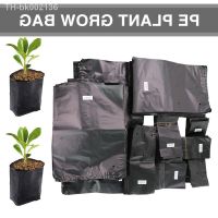 ™ 5-20PCS Black PE Nursery Grow Bags Breathable Environmental Seedling Sack for Garden Greenhouse Plant Cultivation Planting Pots