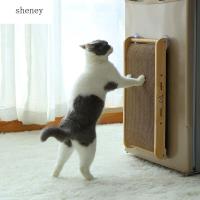 SHENEY Catnip ของเล่นแมวมีถ้วยดูดแบบโต้ตอบสำหรับสัตว์เลี้ยงของเล่นแมวสำหรับข่วนเบาะนอนน้องแมว Papan Garukan Kucing ในครัวเรือน