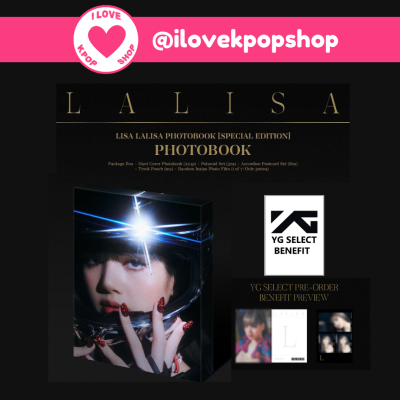 พร้อมส่งLALISA PHOTOBOOK LISA PHOTOBOOK SPECIAL EDITION + YG GIFT