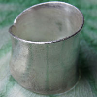 Smooth ring Thai Karen hill tribe silver hand made Size 6,7,8,9.5 Adjustable ของขวัญแหวนเรียบไทยเงินแท้ งานเงินแท้ ขนาดปรับได้
