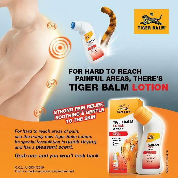 Tiger Balm Lotion Strong Pain Relief 80ml Lazada Ph