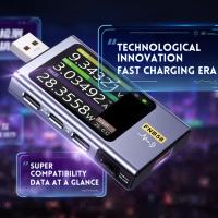 FNB58 Digital Voltmeter Ammeter และ Voltmeter USB Tester Fast Charge Detection Trigger การวัดความจุ