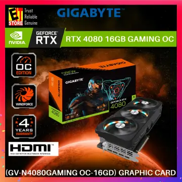 GIGABYTE NVIDIA GeForce RTX 4080 Gaming OC 16GB GDDR6X PCI Express 4.0  Graphics Card Black GV-N4080GAMING OC-16GD - Best Buy