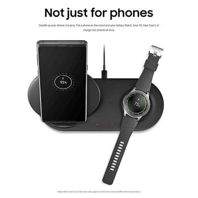 ALLOYSEED Wireless Charger Duo Dock Station For Samsung Gear S3 Watch Fast Charging Holder Stand For Samsung Galaxy Note 9 S9 S8