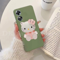 เคสโทรศัพท์ A78 OPPO 5G พร้อมกระจกเด็กผู้หญิงการ์ตูนน่ารักปลอกอ่อน A78 Oppo 2023กรอบกันกระแทกซิลิโคน