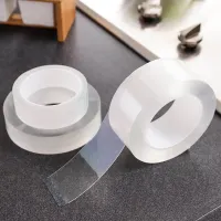 Transparent nano tape Double Sided tape Waterproof Adhesive Traceless Sticker Cleanable Removable for Universal Corner Line Sink