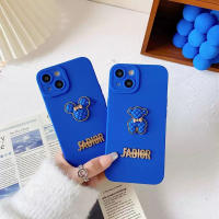 Case สำหรับ iPhone 13 12 11 Pro X XS MAX XR 7 8 Plus + 12 13มินิหรูหราน่ารัก3D หมีโบว์กรณีโทรศัพท์มือถือครอบคลุมปกเชลล์นุ่มกรณีโทรศัพท์มือถือ