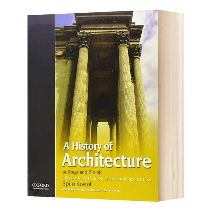 Original English a history of architecture Oxford architectural history ...