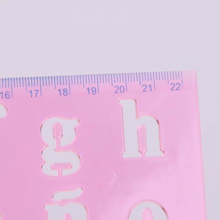 2pcs-english-alphanumeric-symbol-board-painting-board-children-learning-tool-transparent-hollow-ruler-drawing-toy