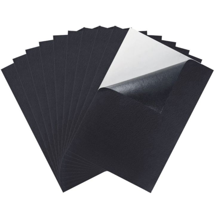 black-adhesive-back-felt-sheets-fabric-sticky-back-sheets-self-adhesive-durable-and-water-resistant-10-pcs