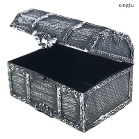 ?[xingtu] Retro Plastic Pirate Treasure Box คริสตัลอัญมณีเครื่องประดับกล่องจัดเก็บ