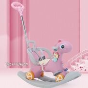 Ready CNI ngựa bập bênh trẻ em Có thể lắc có thể trượt 2 trong1 xe tay ga