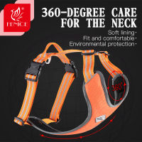 Fenice Explosion-proof Dog Vest Harness Reflective Nylon Chest Strap Easy to Adjust