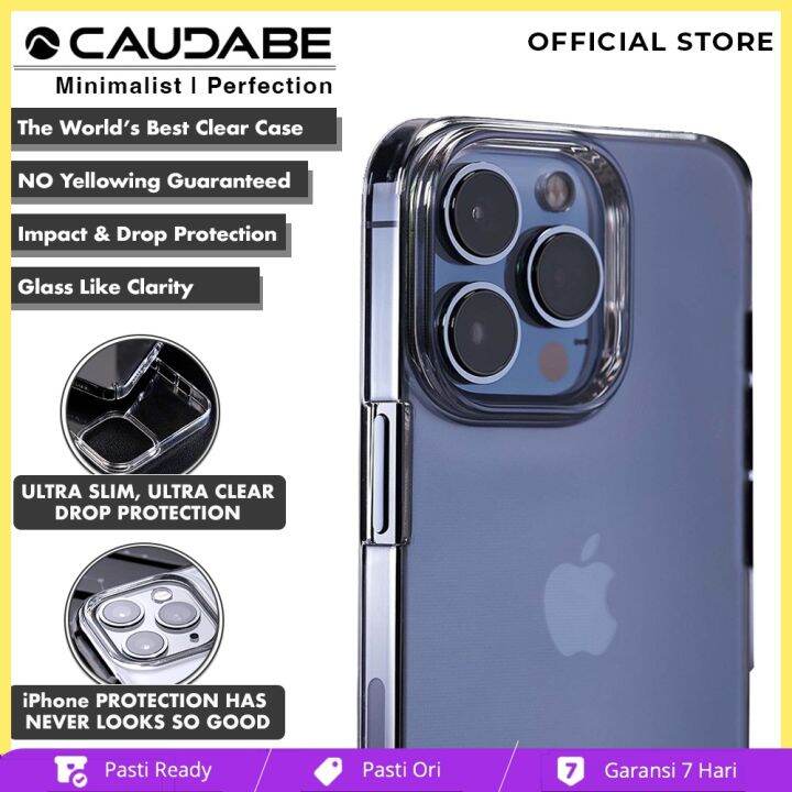 Original Caudabe Lucid Clear Case IPhone 13 Pro Max / 13 Pro / 13 ...