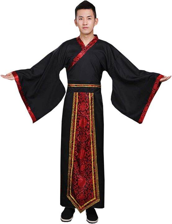 Men Chinese Traditional Ancient Kung Fu Hanfu Cosplay Costume | Lazada PH