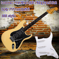 CO【ส่งจากกรุงเทพฯ 】Prewired Pickguard Schrauben ชุดโมเดลที่ระลึกคลาสสิก Prewired โหลด SSS Pickguard Alnico V Pickups ใน60S สำหรับ Fender ST กีตาร์