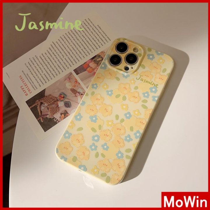 mowin-เข้ากันได้สำหรับ-เคสไอโฟน-เคสไอโฟน11-เคส-สำหรับ-iphone-14-เคสไอโฟนครีมเคสนิ่มเคลือบมัน-กันกระแทกฝาครอบกล้องป้องกันภาพวาดส