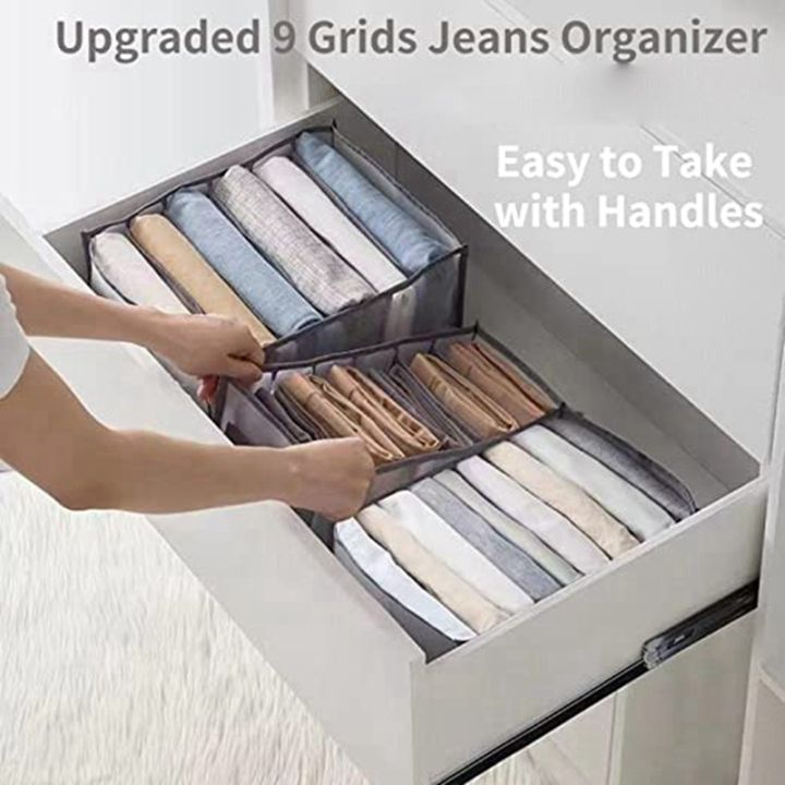 16pcs-wardrobe-clothes-organizer-upgraded-washable-closet-organizers-and-storage-jeans-leggings-compartment-storage-box