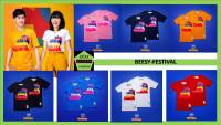 Beesy เสื้อคอกลม หญิง รุ่น Festival รวม 7  สี